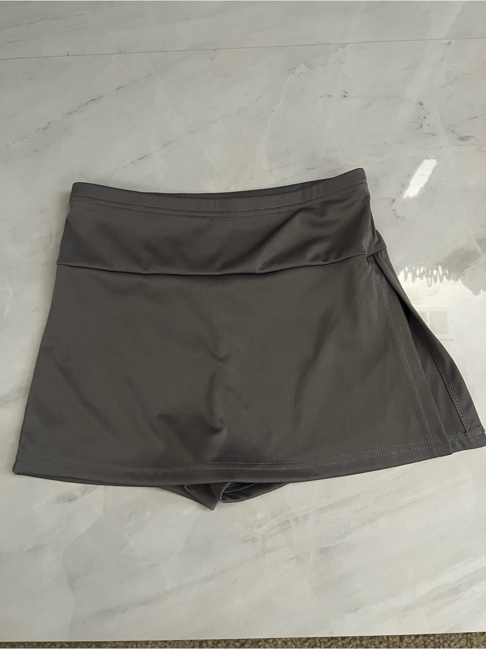 SHEIN grey tennis skirt with built in shorts
